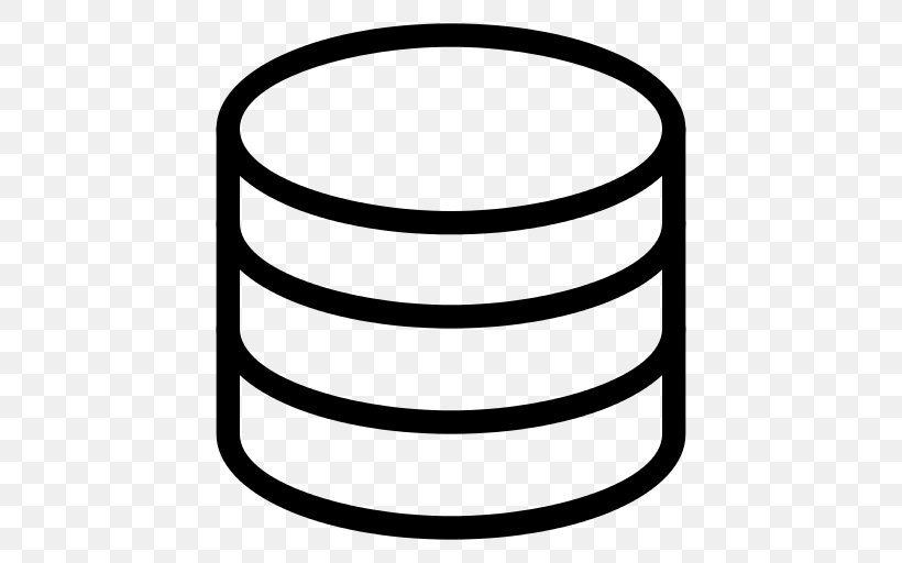 Database Clip Art, PNG, 512x512px, Database, Black And White, Computer Network, Computer Servers, Data Download Free