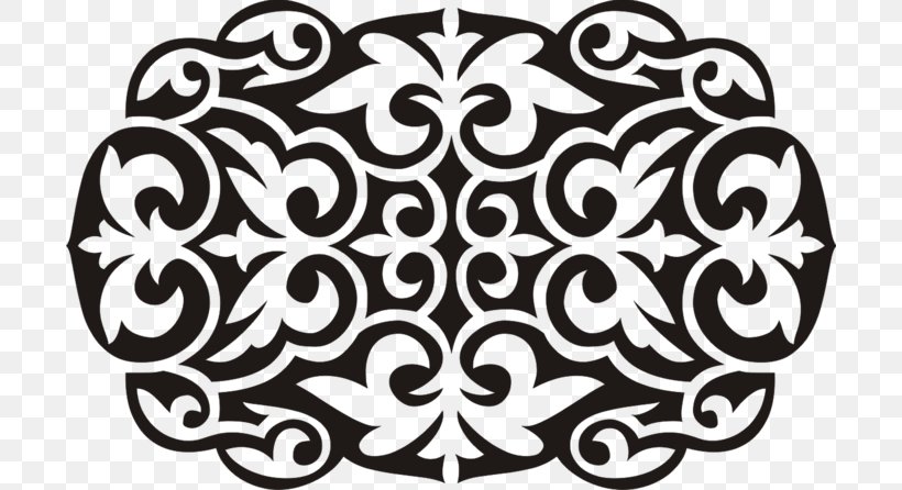 Ornament Kazakhstan Kazakh Khanate Art, PNG, 700x446px, Ornament, Abai Qunanbaiuli, Art, Black And White, Drawing Download Free