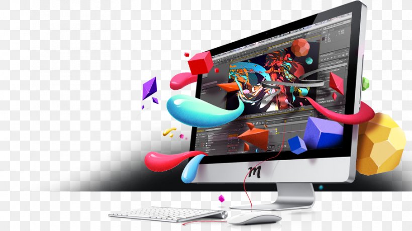 Motion Graphic Design Motion Graphics, PNG, 907x509px, Motion Graphic Design, Animation, Brand, Computer Monitor, Desktop Computer Download Free