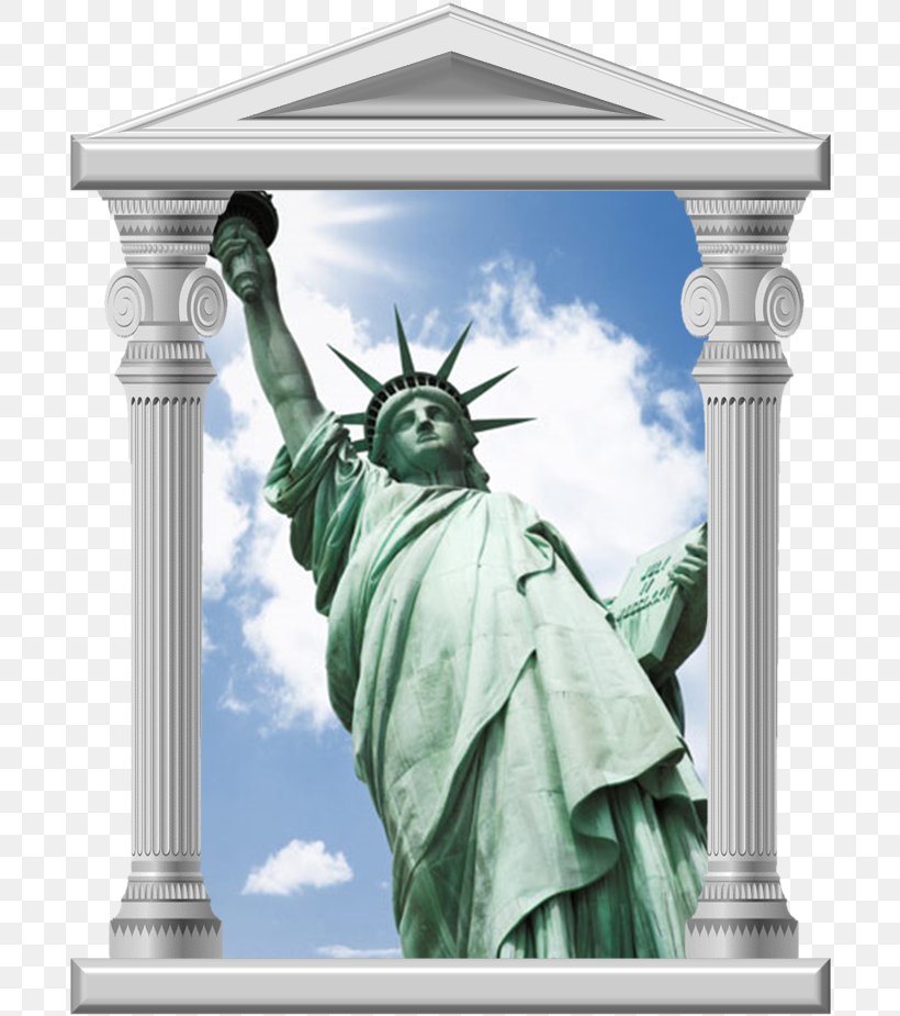Statue Of Liberty Image Monument Color, PNG, 696x925px, Statue Of Liberty, Arch, Art Museum, Color, Coloring Book Download Free