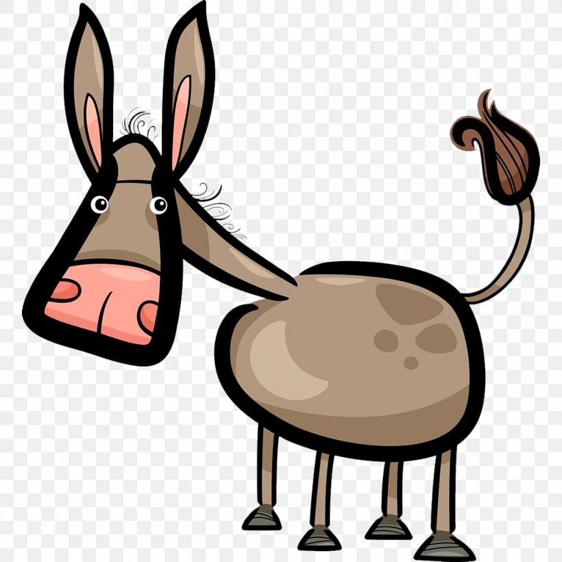 Cartoon Humour Doodle Illustration, PNG, 1024x1024px, Cartoon, Caricature, Donkey, Doodle, Drawing Download Free