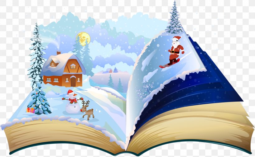 Christmas Book Santa Claus Reading Clip Art, PNG, 1280x787px, Christmas, Book, New Year, Page, Party Download Free