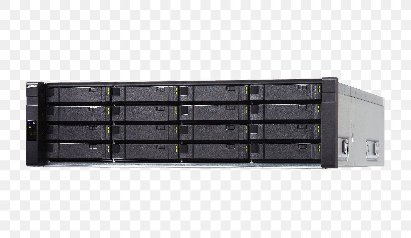 Disk Array QNAP Systems, Inc. QNAP ES1640DC NAS Server, PNG, 760x475px, Disk Array, Computer Accessory, Computer Servers, Data, Data Storage Device Download Free