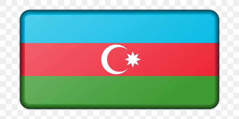 Flag Of Azerbaijan Flag Of Azerbaijan National Emblem, PNG, 2400x1203px, Azerbaijan, Banner, Country, Flag, Flag Of Azerbaijan Download Free