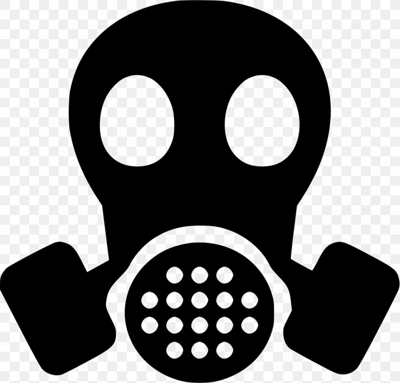 Gas Mask Respirator Clip Art Hazard Symbol, PNG, 981x938px, Gas Mask, Black And White, Hazard Symbol, Headgear, M17 Gas Mask Download Free