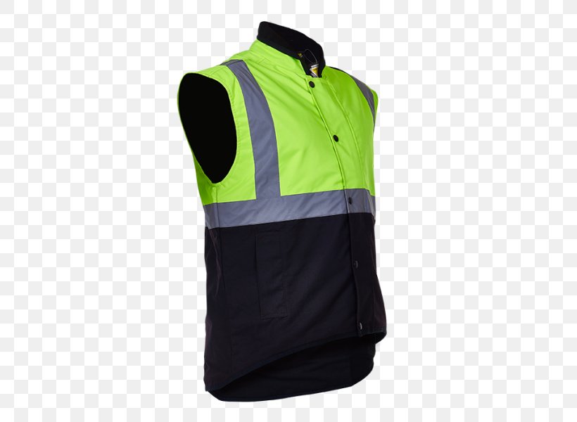 Gilets Sleeveless Shirt Oilskin Clothing, PNG, 600x600px, Gilets, Black, Brown, Clothing, Highvisibility Clothing Download Free