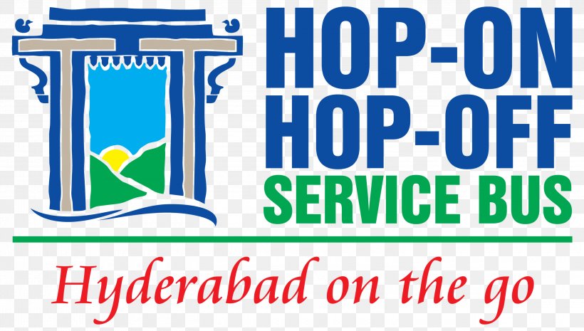 Hyderabad Bus City Sightseeing Logo Tourism, PNG, 3000x1704px, Hyderabad, Area, Banner, Blue, Brand Download Free