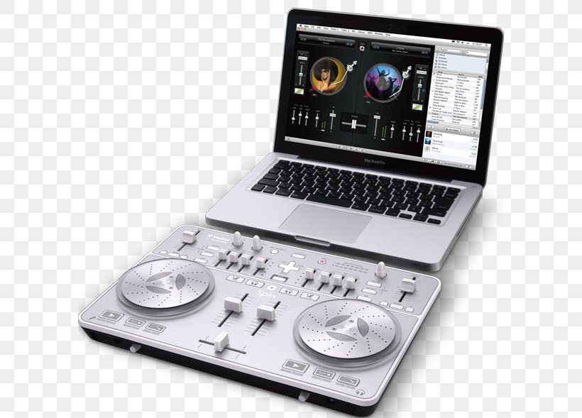 Vestax DJ Controller Djay Disc Jockey Audio Mixers, PNG, 600x589px, Watercolor, Cartoon, Flower, Frame, Heart Download Free