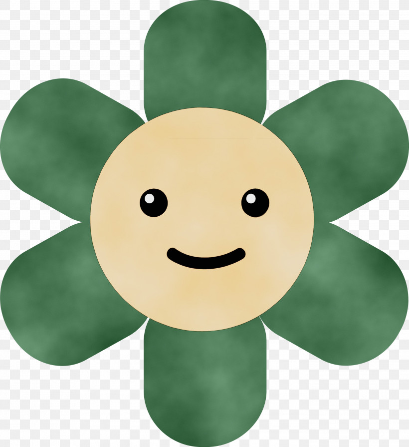 Flower Green, PNG, 2746x3000px, Smile, Flower, Green, Paint, Smiling Download Free