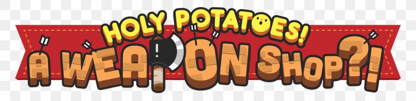 Holy Potatoes! A Weapon Shop?! Holy Potatoes! We're In Space?! Nintendo Switch PlayStation 4, PNG, 1500x367px, Weapon, Banner, Brand, Brawlhalla, Holy Potatoes Download Free