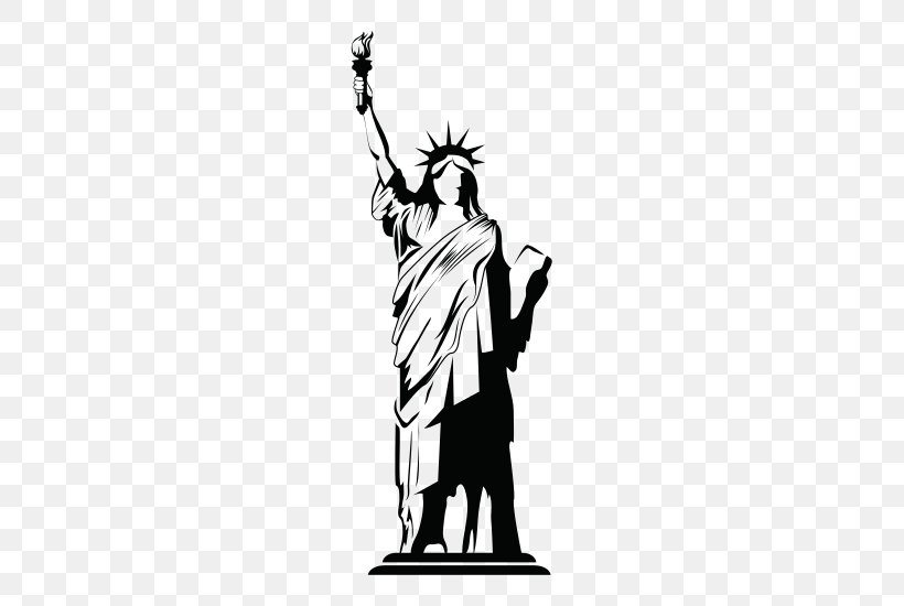 Statue Of Liberty National Monument Vector Graphics Royalty-free Illustration Independence Day, PNG, 550x550px, Statue Of Liberty National Monument, Art, Artwork, Blackandwhite, Drawing Download Free