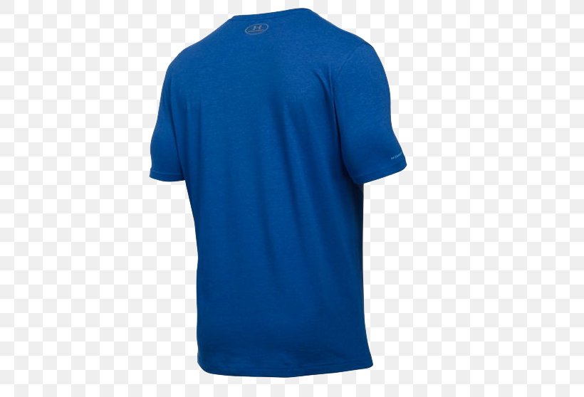 T-shirt Under Armour Clothing Sleeve, PNG, 581x558px, Tshirt, Active Shirt, Azure, Blue, Clothing Download Free