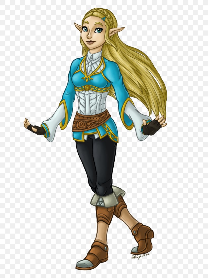The Legend Of Zelda: Breath Of The Wild The Legend Of Zelda: Twilight Princess HD Princess Zelda Link, PNG, 730x1095px, Watercolor, Cartoon, Flower, Frame, Heart Download Free