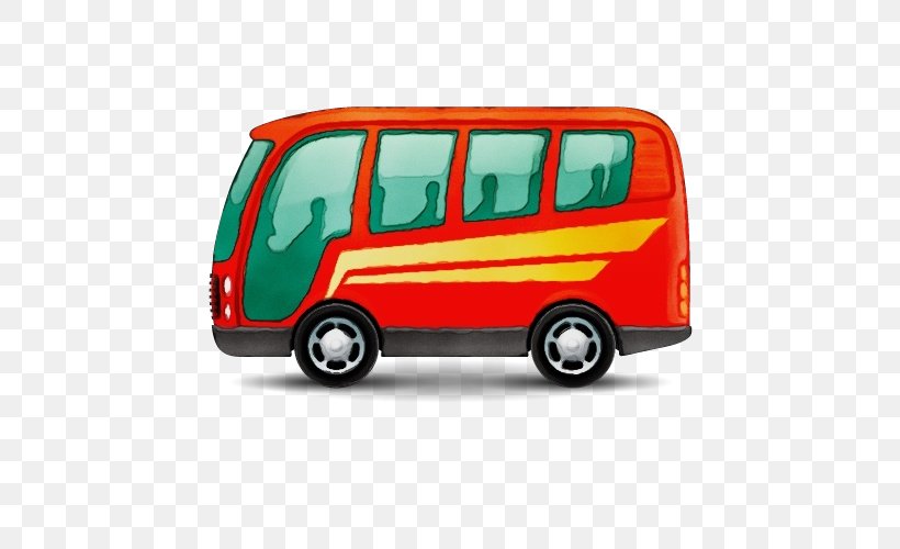 Land Vehicle Motor Vehicle Mode Of Transport Transport Vehicle, PNG, 500x500px, Watercolor, Bus, Car, Cartoon, Land Vehicle Download Free