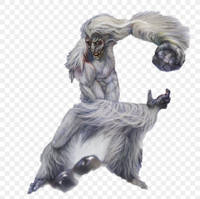 Bigfoot Yeti Legend Mythology Dungeons & Dragons, PNG, 975x969px, Bigfoot, Bitje, Dungeons Dragons, Fictional Character, Figurine Download Free