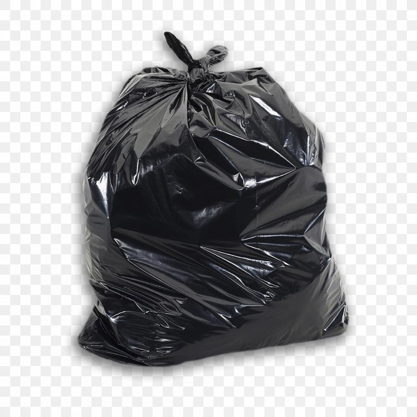 Plastic Bag Rubbish Bins & Waste Paper Baskets Bin Bag, PNG, 1000x1000px, Plastic Bag, Bag, Bin Bag, Biodegradation, Black Download Free