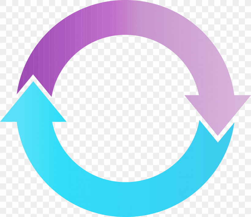 Turquoise Circle Aqua Purple Symbol, PNG, 3000x2599px, Circle Arrow, Aqua, Circle, Logo, Oval Download Free