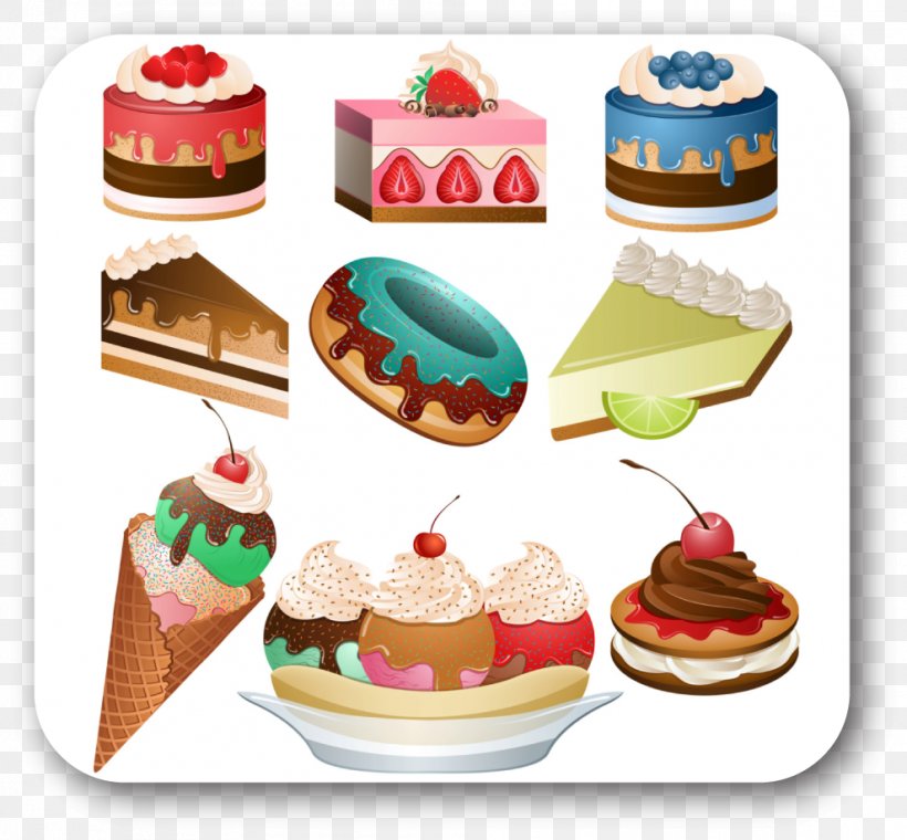 Cream Pie Torte Petit Four Cupcake Clip Art, PNG, 989x917px, Cream Pie, Baked Goods, Baking, Buttercream, Cake Download Free