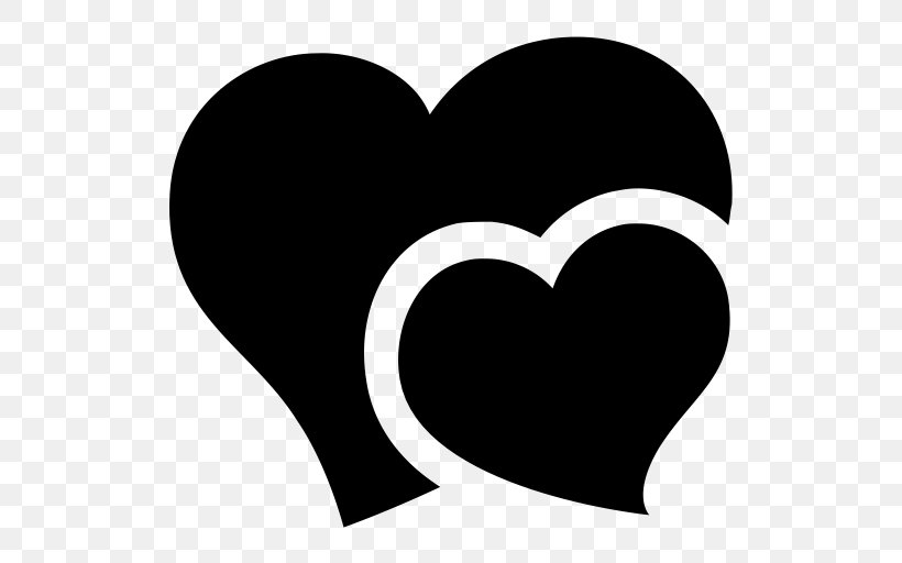 clip art love black and white