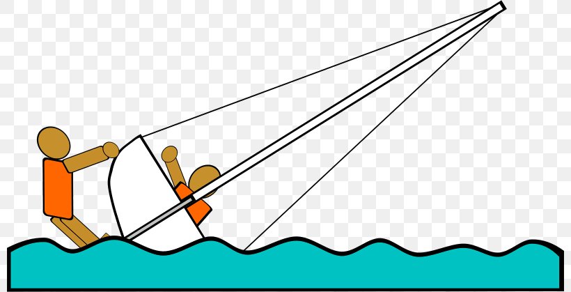 Capsizing Sailboat Sailing Clip Art, PNG, 800x419px, Capsizing, Aan De Wind, Boat, Parallel, Point Of Sail Download Free