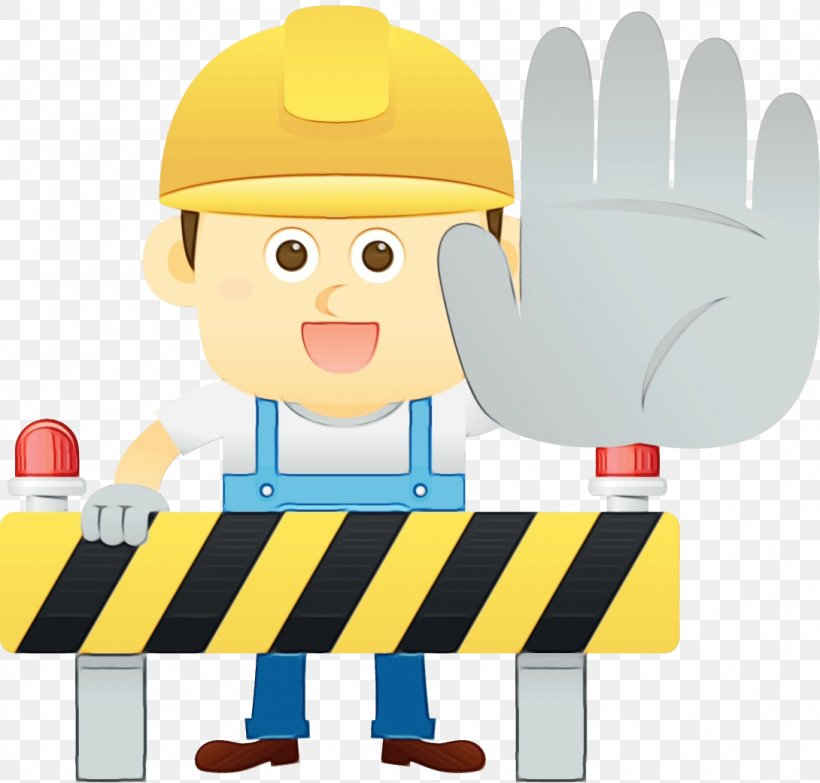 Cartoon Construction Worker Clip Art Finger Gesture, PNG, 1090x1042px, Watercolor, Cartoon, Construction Worker, Finger, Gesture Download Free