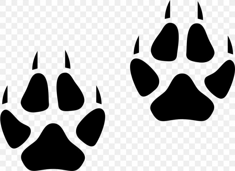 Footprint Clip Art, PNG, 981x714px, Footprint, Black, Black And White, Dog Like Mammal, Logo Download Free