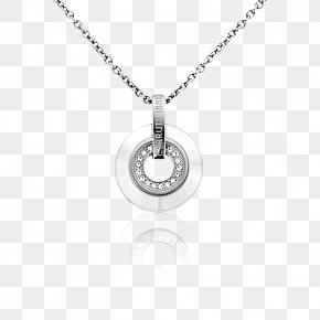 Necklace - Necklace Bijou Cerruti Silver Earring PNG