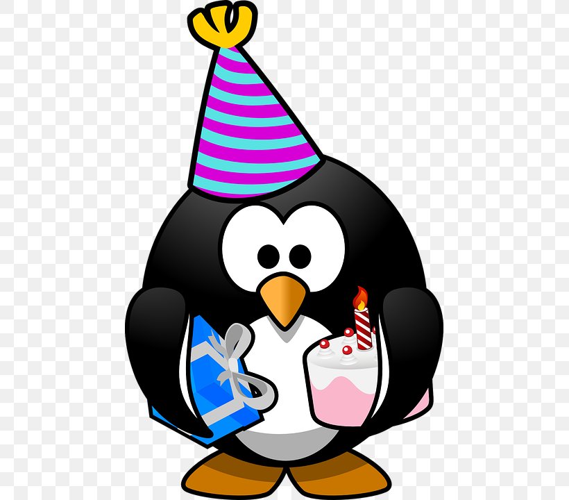 Penguin Party Hat Birthday Clip Art, PNG, 459x720px, Penguin, Anniversary, Artwork, Balloon, Beak Download Free
