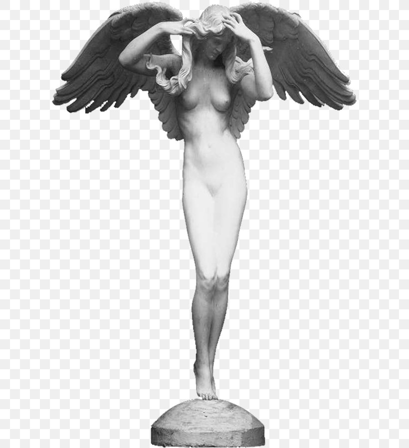 Statue Sculpture Clip Art, PNG, 611x898px, Statue, Angel, Black And White, Bronze Sculpture, Classical Sculpture Download Free