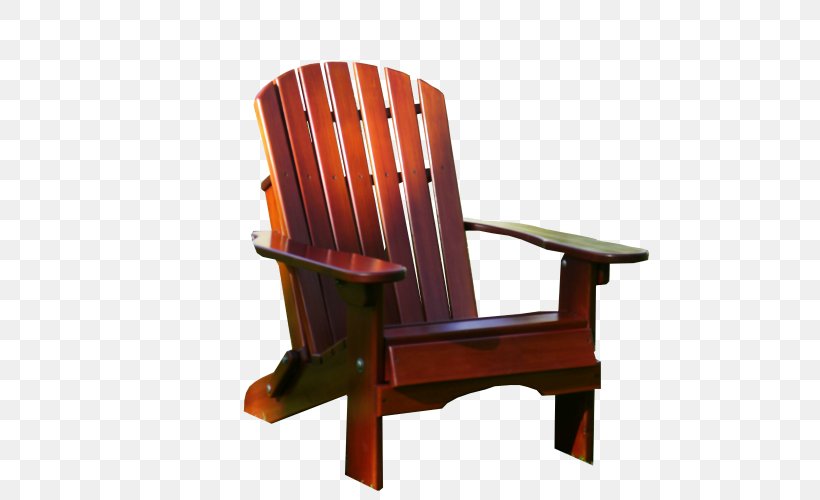 Adirondack Chair Furniture Wood Table, PNG, 500x500px, Chair, Adirondack Chair, Armrest, Deck, Folding Chair Download Free
