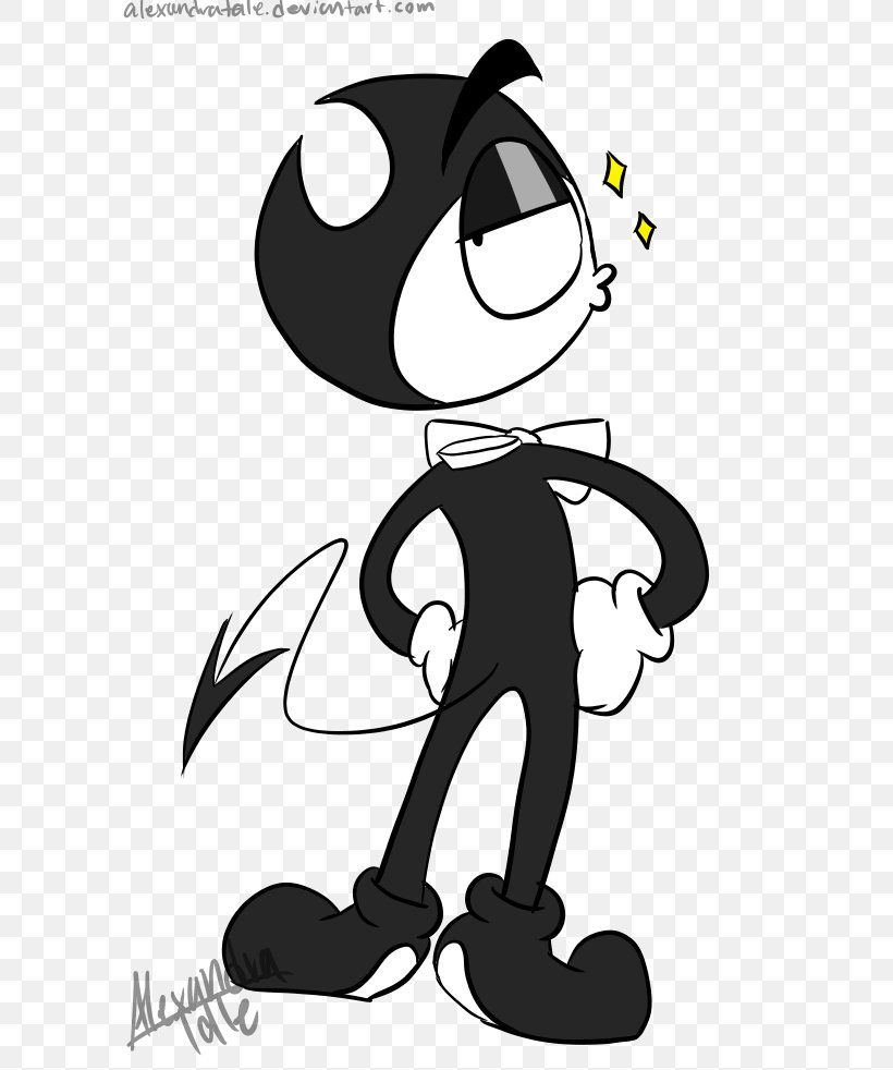 Bendy And The Ink Machine Cartoon Drawing Clip Art, PNG, 599x982px, Bendy And The Ink Machine, Art, Artwork, Behavior, Black Download Free