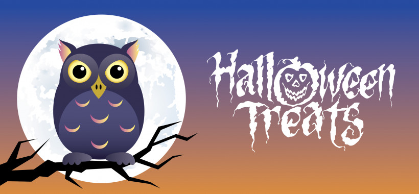 Happy Halloween, PNG, 2999x1391px, Happy Halloween, Beak, Bird Of Prey, Birds, Cartoon Download Free