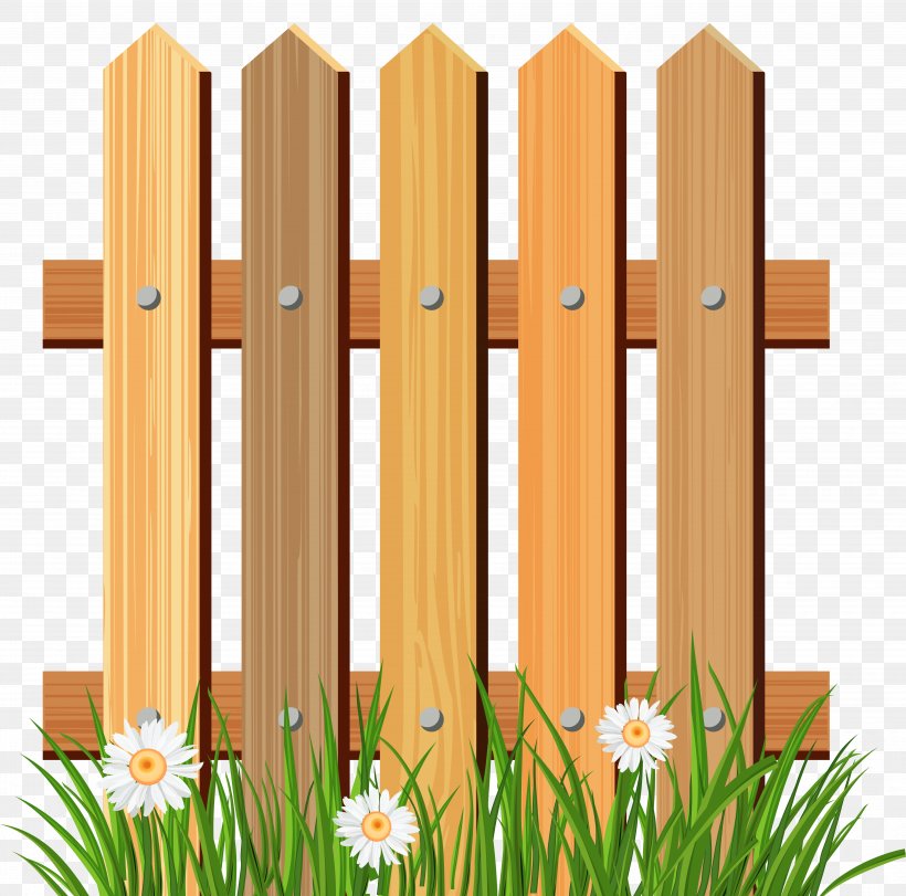 Picket Fence Flower Garden Clip Art, PNG, 5165x5109px, Fence, Can Stock Photo, Drawing, Flower Garden, Free Content Download Free