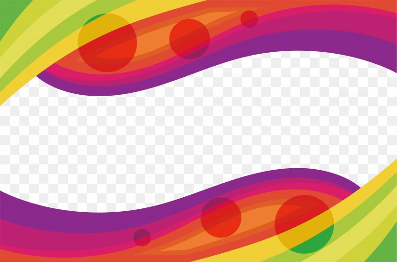Rainbow Wave Color, PNG, 3633x2405px, Rainbow, Color, Digital Image, Magenta, Orange Download Free