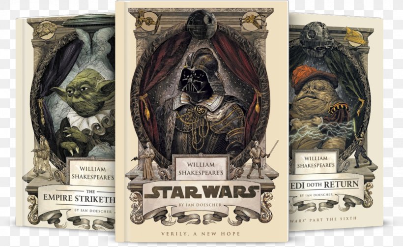 William Shakespeare's Star Wars William Shakespeare's The Empire Striketh Back Hamlet William Shakespeare's The Jedi Doth Return The Star Wars Trilogy, PNG, 1024x627px, Hamlet, Action Figure, Audiobook, Book, George Lucas Download Free