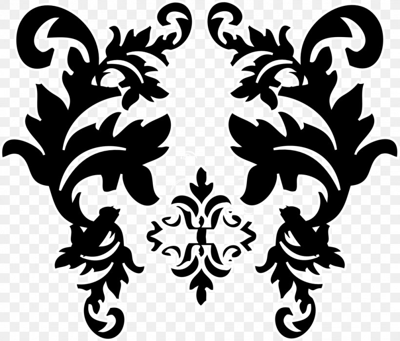 Wedding Invitation Damask Clip Art, PNG, 1024x874px, Wedding Invitation, Black, Black And White, Branch, Computer Download Free