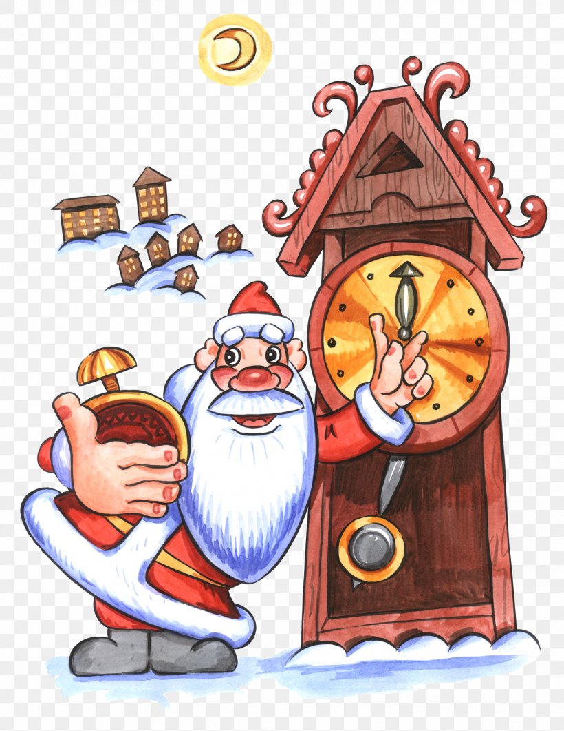Ded Moroz Santa Claus Christmas Ornament New Year, PNG, 1417x1834px, Ded Moroz, Advent, Animation, Art, Cartoon Download Free