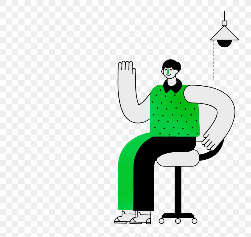 Logo Cartoon Green Meter Line, PNG, 2500x2356px, Watercolor, Behavior, Cartoon, Geometry, Green Download Free