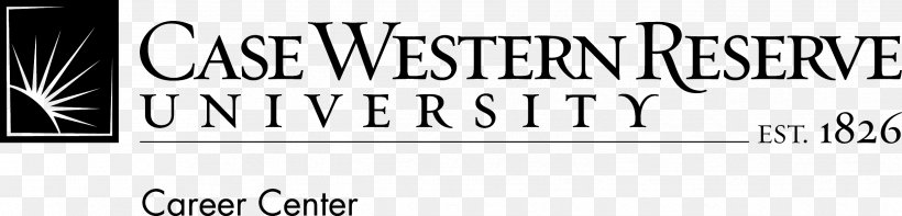 Logo Case Western Reserve University Brand Font Product Design, PNG, 2486x600px, Logo, Black, Black And White, Black M, Brand Download Free