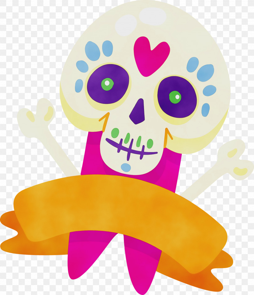 Flower Yellow, PNG, 2582x3000px, Day Of The Dead, D%c3%ada De Muertos, Dia De Los Muertos, Flower, Paint Download Free