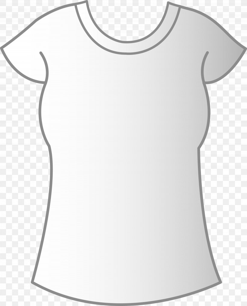 T-shirt Clothing Sleeve Dress, PNG, 5742x7108px, Tshirt, Active Shirt, Black, Black And White, Blouse Download Free