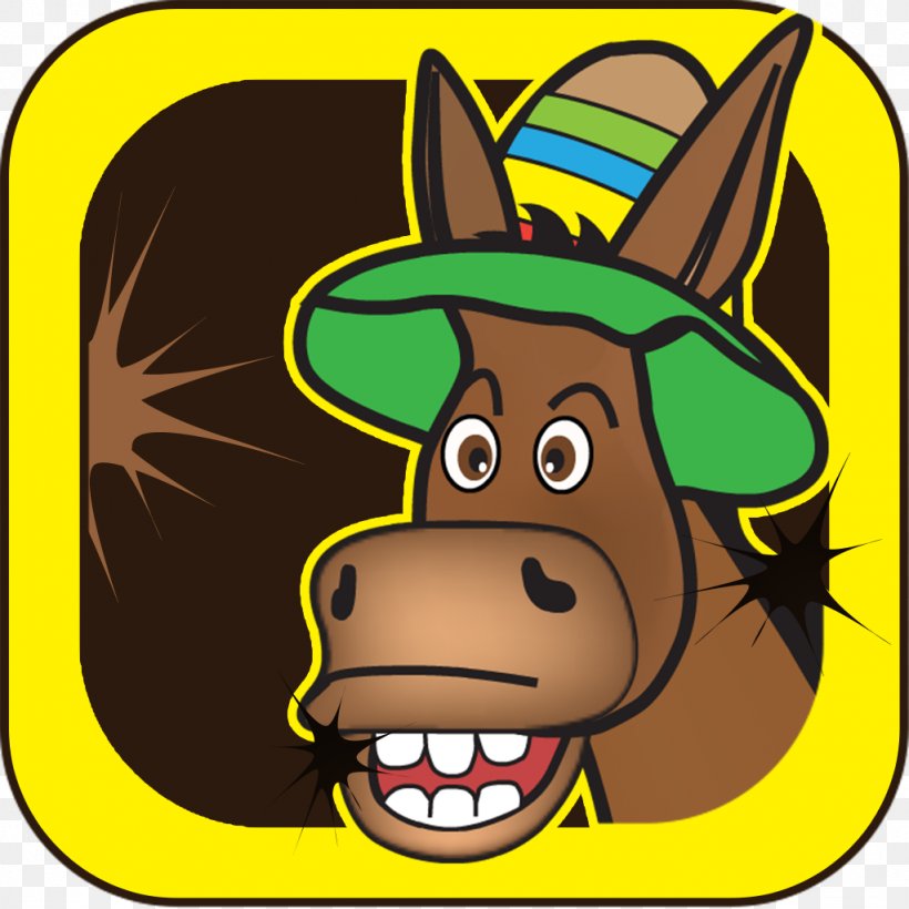 Clip Art Donkey Green Illustration Headgear, PNG, 1024x1024px, Donkey, Cartoon, Character, Fiction, Fictional Character Download Free