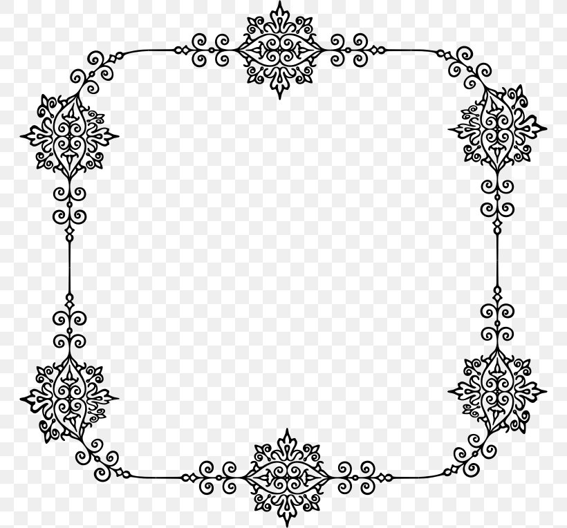 Black And White Clip Art, PNG, 764x764px, Black And White, Area, Body Jewellery, Body Jewelry, Clothing Accessories Download Free