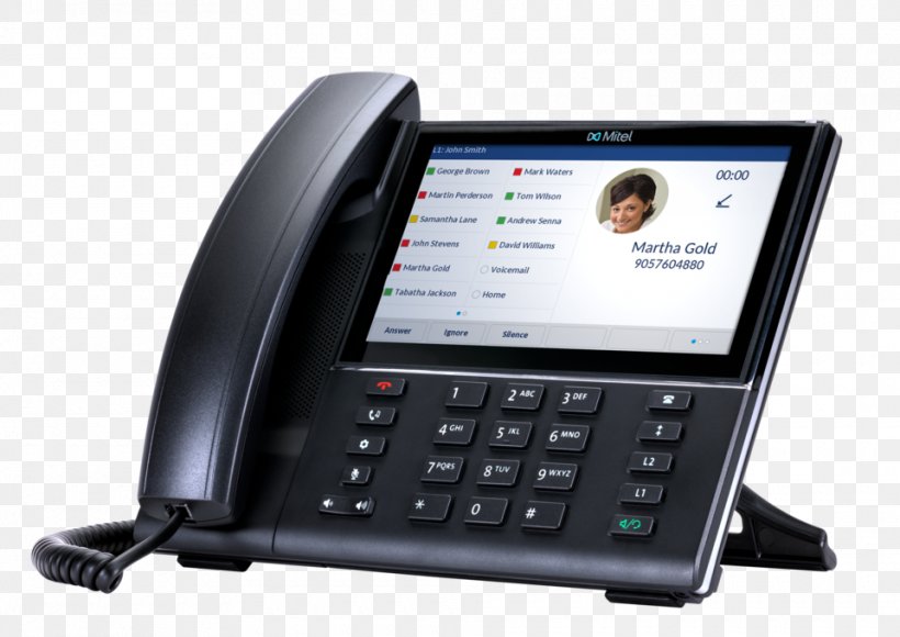 VoIP Phone Mitel 6873 Session Initiation Protocol Business Telephone System, PNG, 960x680px, Voip Phone, Business Telephone System, Cloud Computing, Communication, Corded Phone Download Free