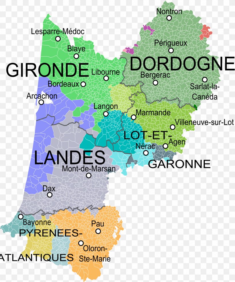 Landes Bordeaux Guyenne Libourne Map, PNG, 1891x2274px, Watercolor, Cartoon, Flower, Frame, Heart Download Free