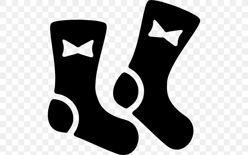 Sock Clothing Clip Art, PNG, 512x512px, Sock, Black, Black And White, Clothing, Dress Download Free