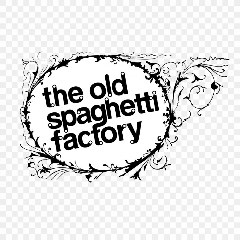 Clip Art Logo The Old Spaghetti Factory Vector Graphics, PNG, 2400x2400px, Logo, Brand, Calligraphy, Drawing, Line Art Download Free