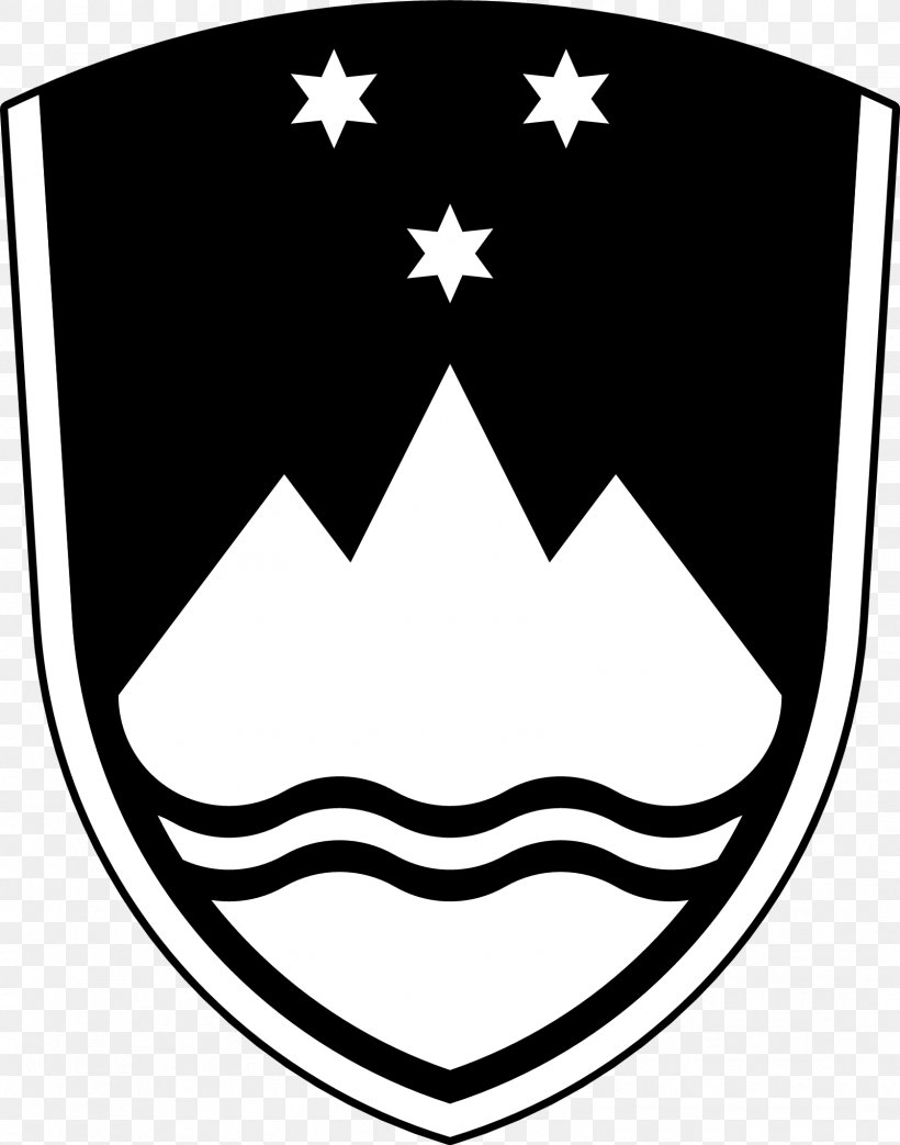 Coat Of Arms Of Slovenia Flag Of Slovenia National Emblem, PNG, 1603x2040px, Slovenia, Area, Black, Black And White, Coat Of Arms Download Free