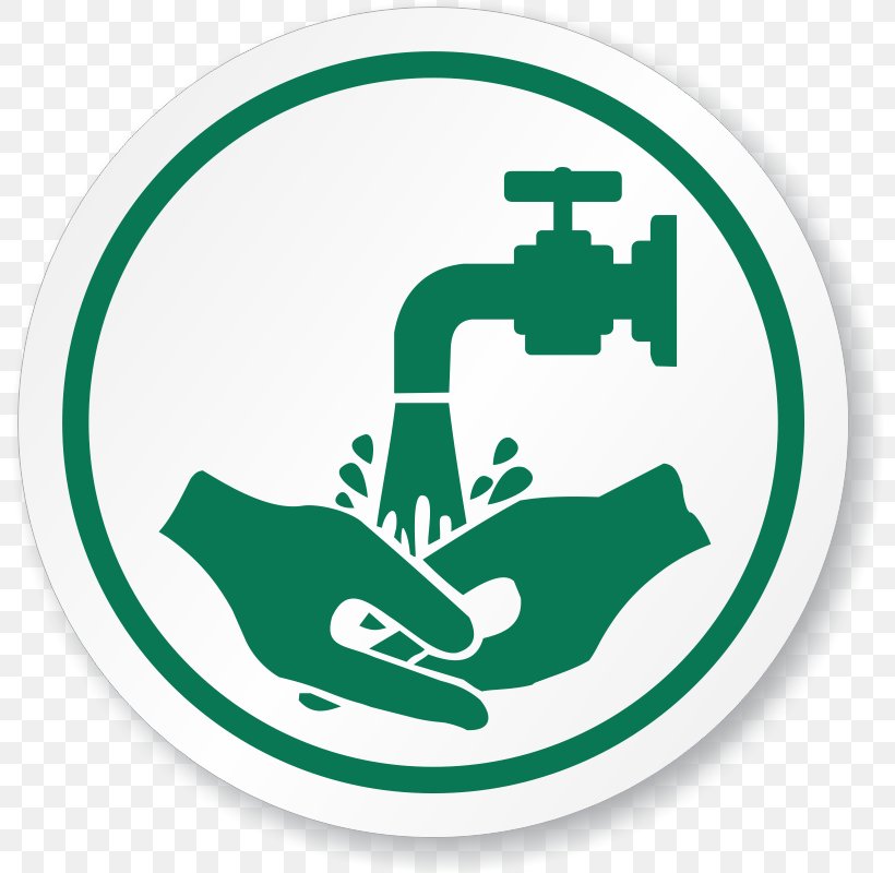 Hand Washing Drinking Water Sign Clip Art, PNG, 800x800px, Hand Washing, Area, Brand, Cleaning, Drinking Download Free