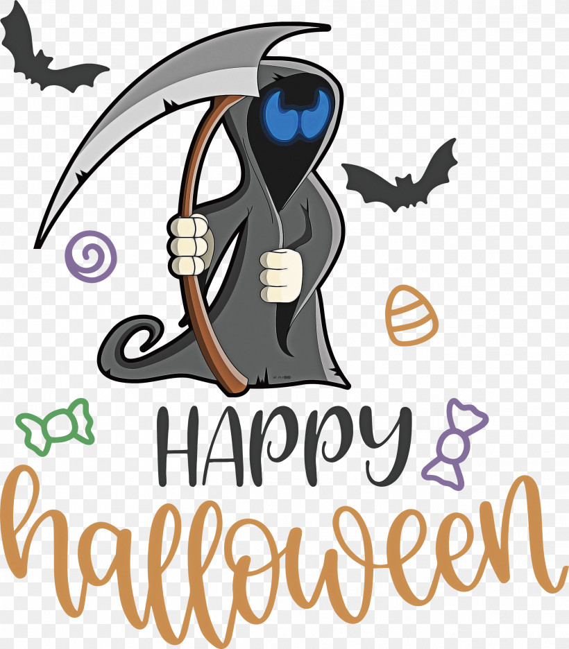 Happy Halloween, PNG, 2628x3000px, Happy Halloween, Cartoon, Character, Drawing, Father Time Download Free